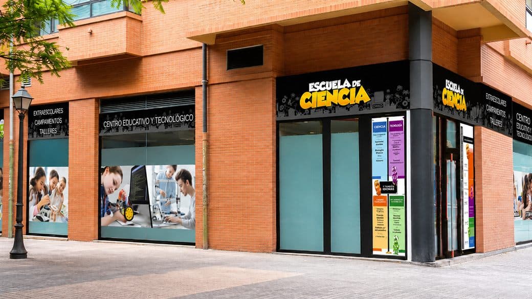 Fachada de la nueva sede de Escuela de Ciencia, centro educativo y tecnológico